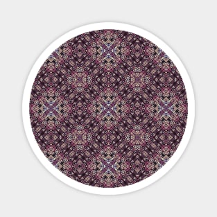 Complex Burgundy Pattern Magnet